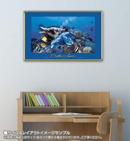 Mother's Love クリスチャン　ラッセン フレーム付き Amazon.co.jp: ポスター クリスチャン ラッセン Mothers Love